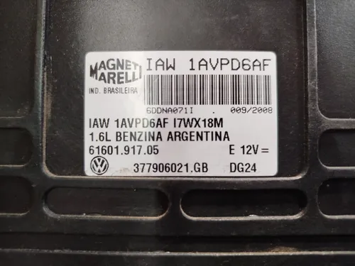 Ecu Vw Iaw 1avpd6af/7 Scm