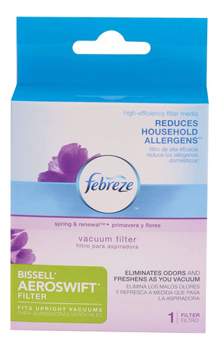 Bissell Febreze Aeroswift - Filtro De Vacío De Repuesto Para