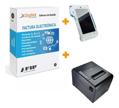 Point Smart Mercado Pago Tarjetas + Sistema + Impresora Nx80