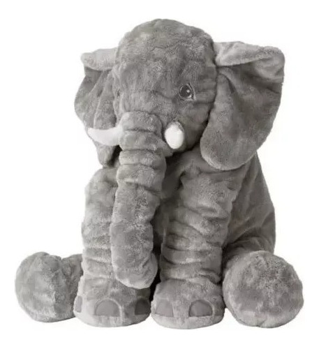 Almohada Peluche De Apego Elefante Bebés/ Niños 60x40cm