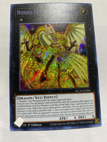 Number 100: Numeron Dragon Secreta Yugioh