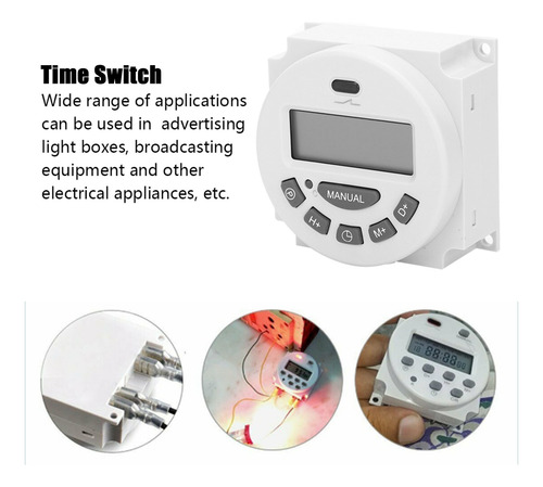 Digital Power Timer Time L701 Display Eletrônico Para