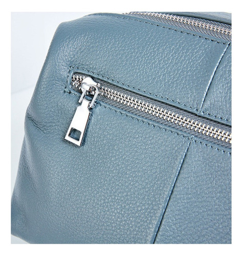 Mujer Suave De Cuero Genuino Bolso Cruzado De Hombro