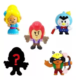 Brawl Stars Set X5 Mini Figura 4,5 Cm - Set 3 - Int Brw2040