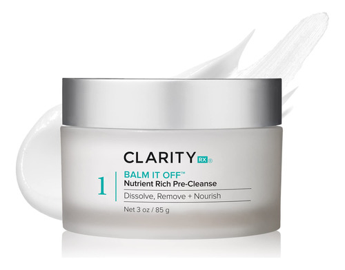 Clarityrx Balm It Off Limpiador Facial, Prelimpiador Natural