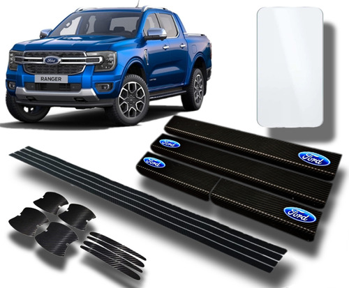 Cubre Zocalos Pantalla 12  Puertas Uñeros Ford Ranger Ltd