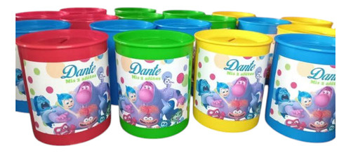 Combo Cotillon X 25 Alcancías + Bolsita Personalizada