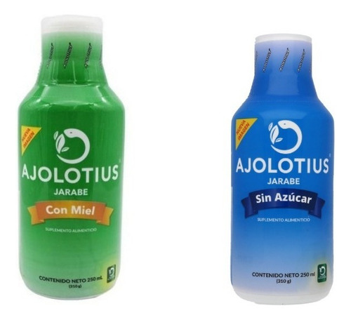 Ajolotius Jarabe Quita La Tos Con Miel + Sin Azúcar