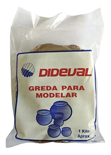 Greda Para Moldear 1 Kg Dideval