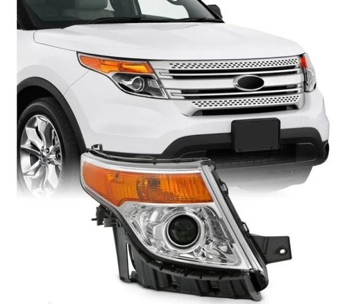 Faro Ford Explorer 2011 2012 2013 2014 2015 Derecho Cromado