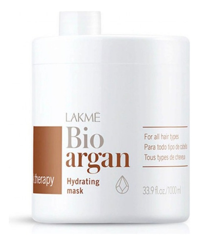 Tratamiento Bio Argan K.therapy Lakme X 1000 Ml