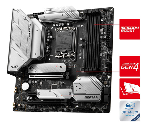 Msi Mag B660m Mortar Wifi Ddr4 Placa Base
