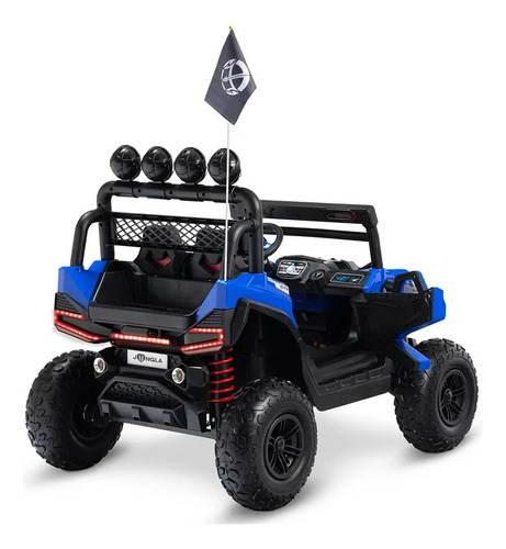 Montable Eléctrico Aeiou Para Niños Bg1088 Razer Pintura Color Azul