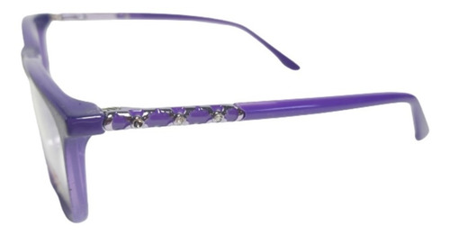 Imagen 3 de 3 de Anteojo Lente Gafa Receta Heat Bv4157 Violeta