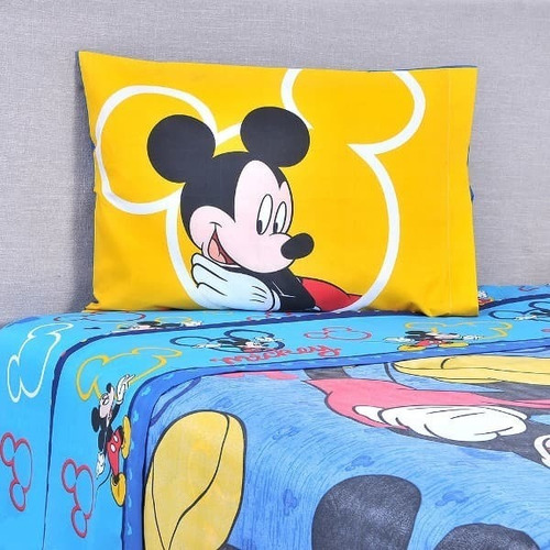 Sabanas Infantiles Disney 1.5 Plaza Minnie - Mickey Mouse