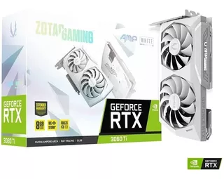 Tarjeta Zotac Nvidia Geforce Rtx 3060 Ti Amp White Edition