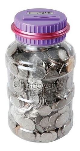 Imagen 4 de 5 de Juguetes Discovery Kids Alcancía Contador De Monedas Rosa
