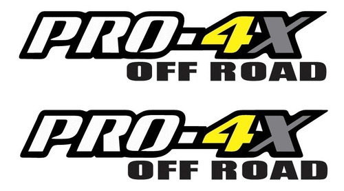 Sticker Calcas Pro-4x Off Road Batea Compatible Con Frontier