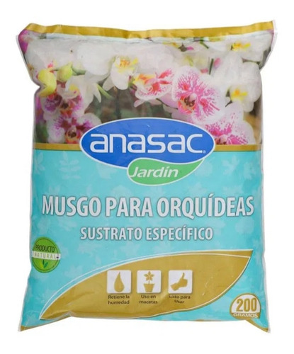 Musgo Para Orquídeas Anasac 200 Gr