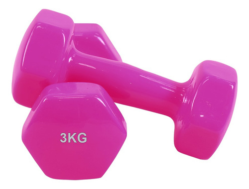 Mancuerna Vinilo 3k Entrenamiento Musculación Gym - Sportex