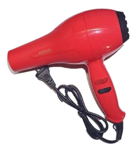 Secador Nova 2000w Hair Dryer Color Rojo