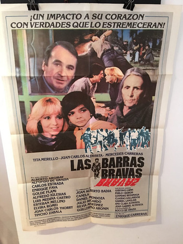 Afiche De Cine Original - Las Barras Bravas