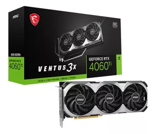 Placa De Video Geforce Rtx 4060 Ti 8gb Msi Ventus 3x Oc 2