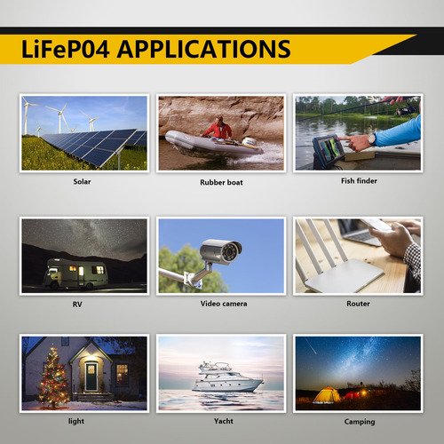 Batería De Litio Lifepo4 De Ciclo Profundo Sefepoder 12v 20a