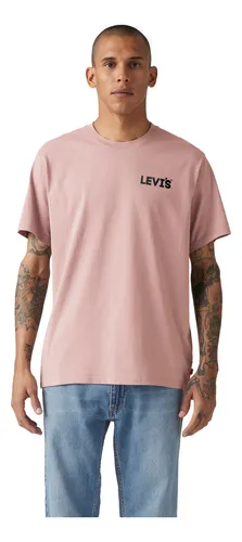 Polera Hombre Ss Relaxed Fit Tee Rosado Levis 16143-2000