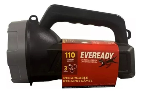 Linterna Hibrida Recargable 220v Y Pilas (3aa) 110 Lm 250