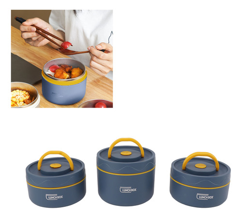 Bolsa Bento Lunch Con Tapa Redonda A Prueba De Fugas