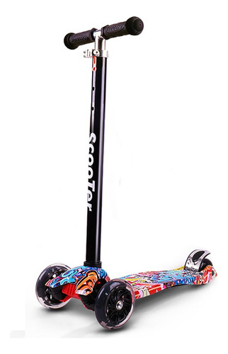 Scooter Para Niños De 6 A 12 Años Con Ruedas Led
