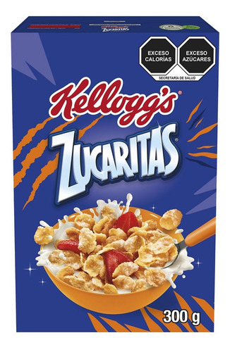 3 Pzs Kelloggs Cereal Hojuelas De Maíz Con Azucar Zucaritas