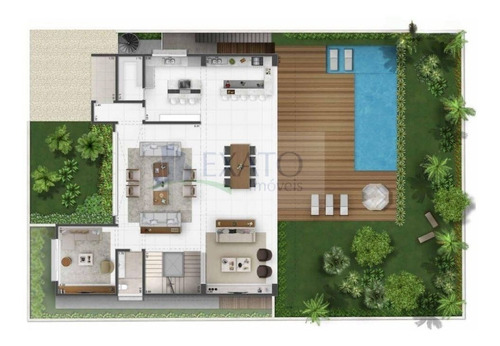 Imagem 8 de 15 de Casa Em Condomínio Nova Assobradada, Com 518m² De Área Útil, 4 Suítes E 6 Vagas De Garagem. - Em49407