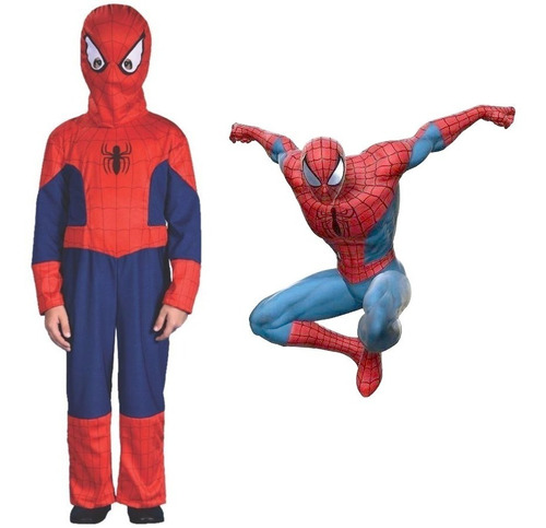Disfraz Hombre Araña Con Luz Traje De Spider Man New Toys