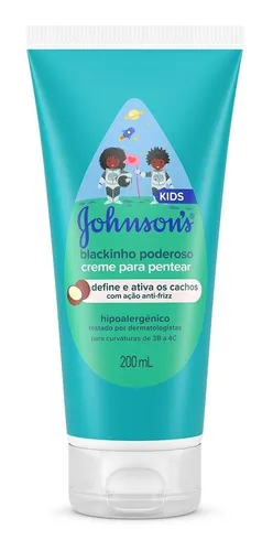 comprar Creme Para Pentear Cabelo Crespo Infantil Blackinho Poderoso 200ml Johnson's