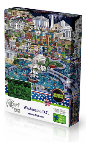 Rompecabezas Wuundentoy Premium Edition Washington D.c. De 1000 Piezas