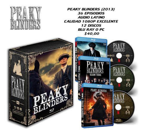Peaky Blinders Serie Completa 1080p Latino
