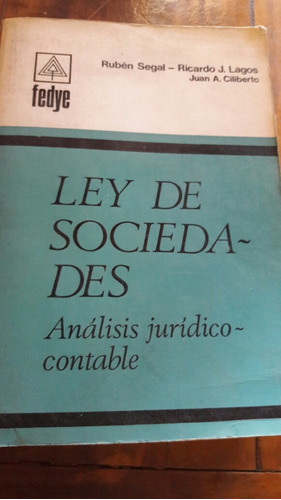 Ley De Sociedades Analisis Juridico Contable M