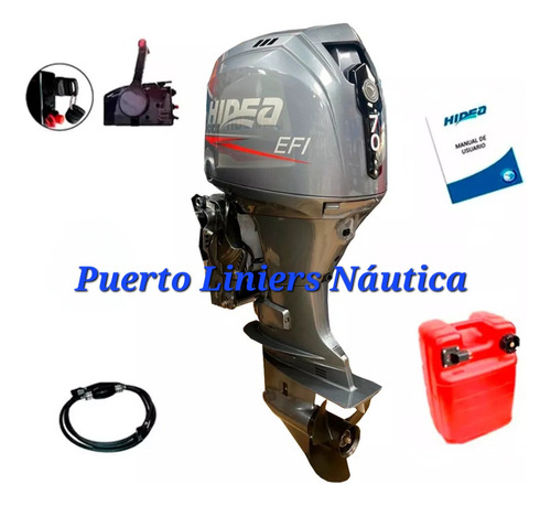 Motor Fuera De Borda Hidea 70 Hp 4 Tiempos Big Food Garantía