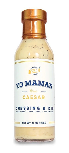 Yo Mama's Aderezo Classic Caesar 368g Importado Gluten Free