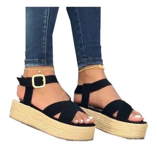 Sandalias de best sale plataforma bajitas