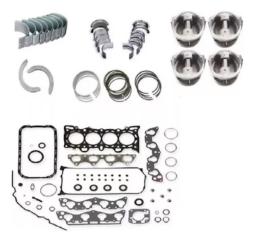 Kit Retifica Do Motor Mazda Mx5 1.6 16v 94/97 Bloco B6ze