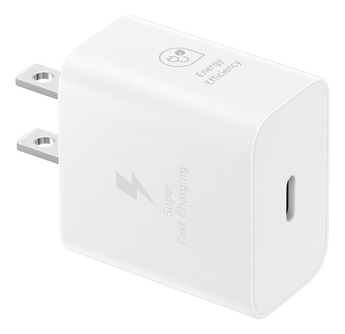 Cargador Samsung Ep-t2510 Usb-c De Pared Carga Super Rápida Blanco