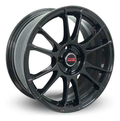 Rodas Scorro S251 Volkswagen/gm Aro 17 4x100 (jogo) + Bicos Cor Preto Brilhante