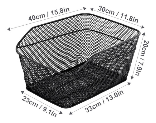 Cesta Trasera Para Bicicleta, Cesta Universal De Alambre De