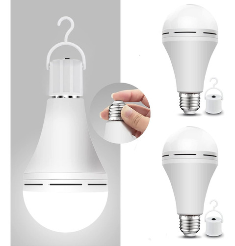 Bombilla Led Emergencia 15w X2, Luz Continua En Apagones