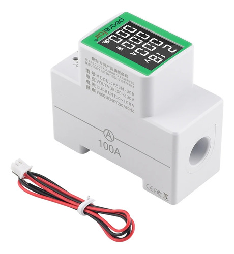 Medidor Marcador Digital Ac 80~300 Wattímetro Amperímetro