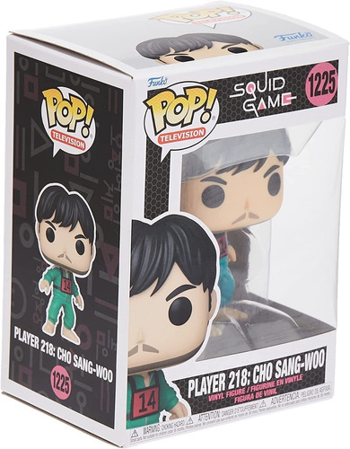 Muñeco Funko Pop Tv Juego Del Calamar Cho Sang Woo 218