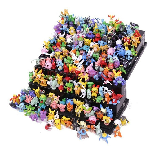 Figura Pokemon - Set De 48 Pokemon 